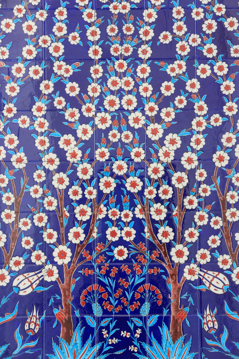 Fleurs. Un des 80 panneaux d