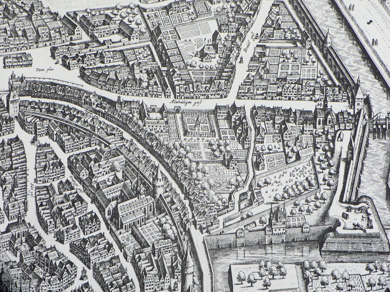 Francfort Judengasse 1628 - Unbekannter Künstler