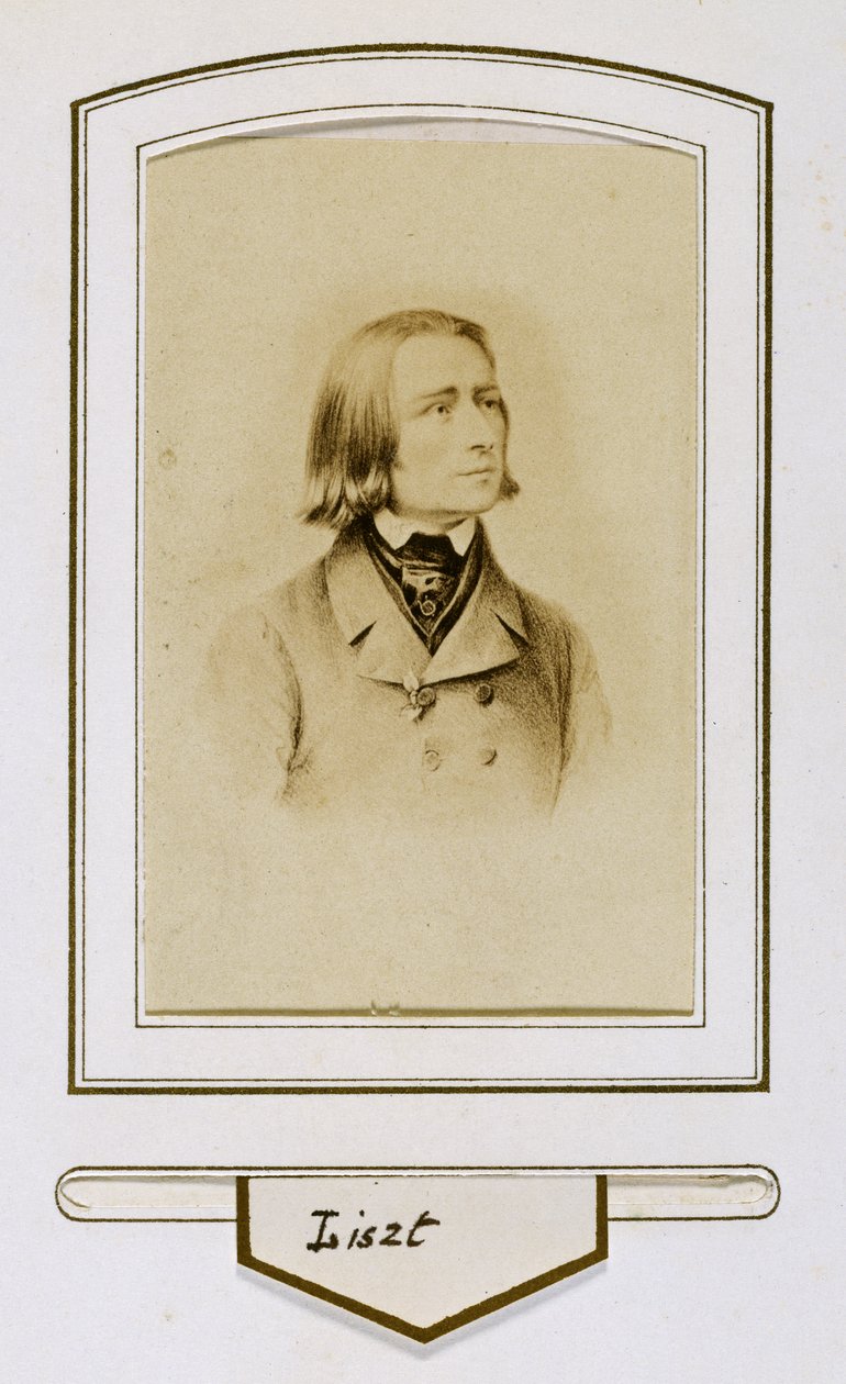 Franz Liszt jeune - Unbekannter Künstler