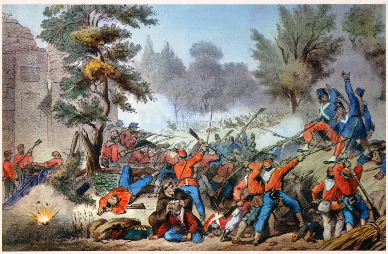 GARIBALDINI AU COMBAT DE SESSA 1860 - Unbekannter Künstler