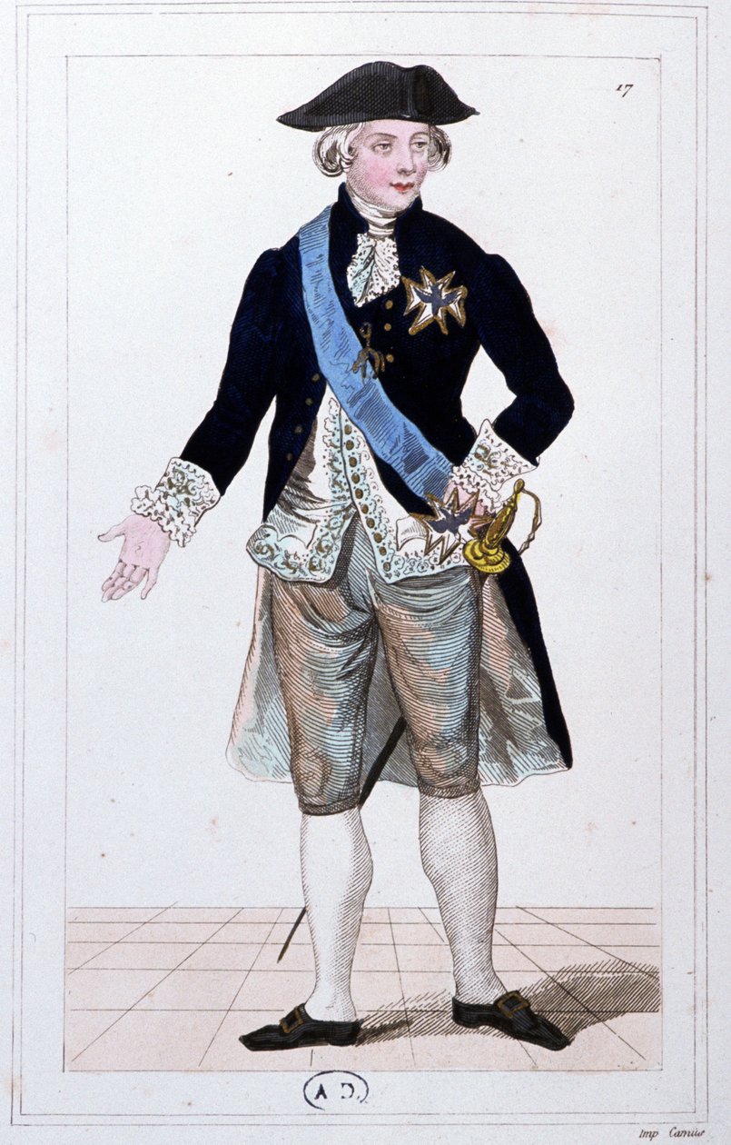 Général Lafayette commandant de la garde nationale, c. 1810 (gravure) - Unbekannter Künstler
