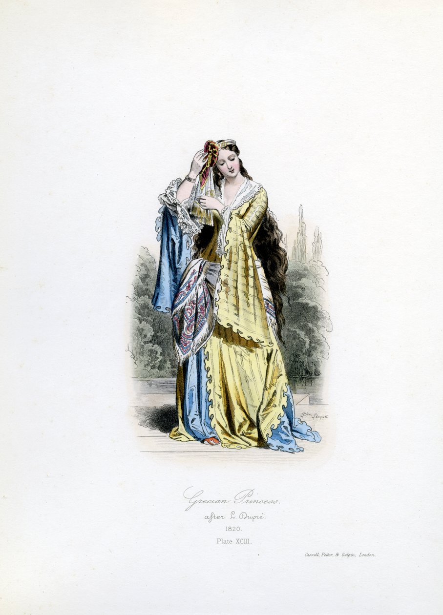 Princesse grecque - Unbekannter Künstler