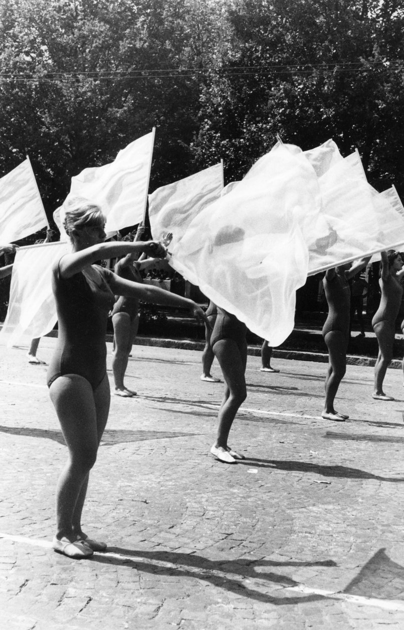 Parade de gymnastes à Bucarest - Unbekannt
