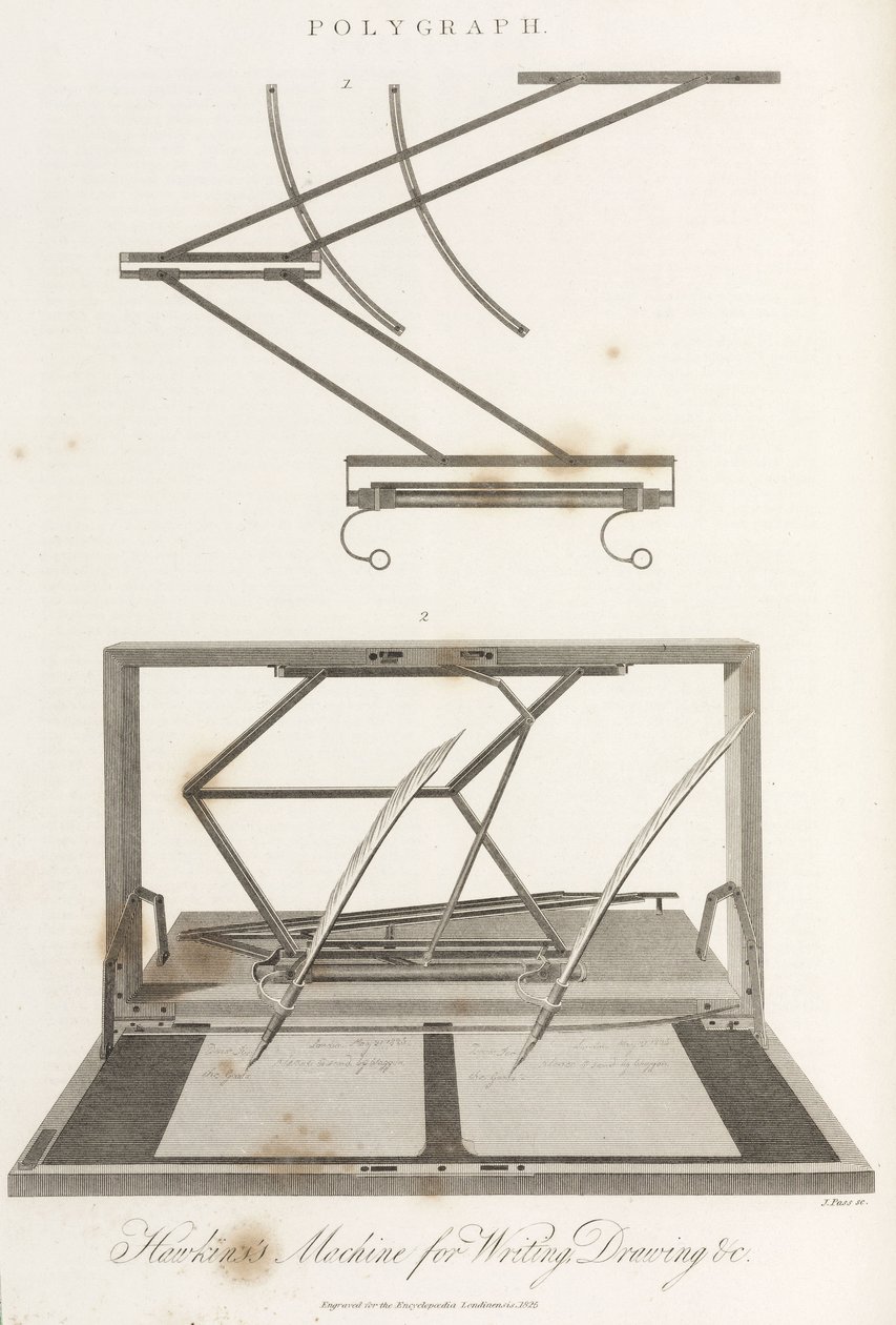 Machine de Hawkins pour écrire, dessiner, etc. - Unbekannt