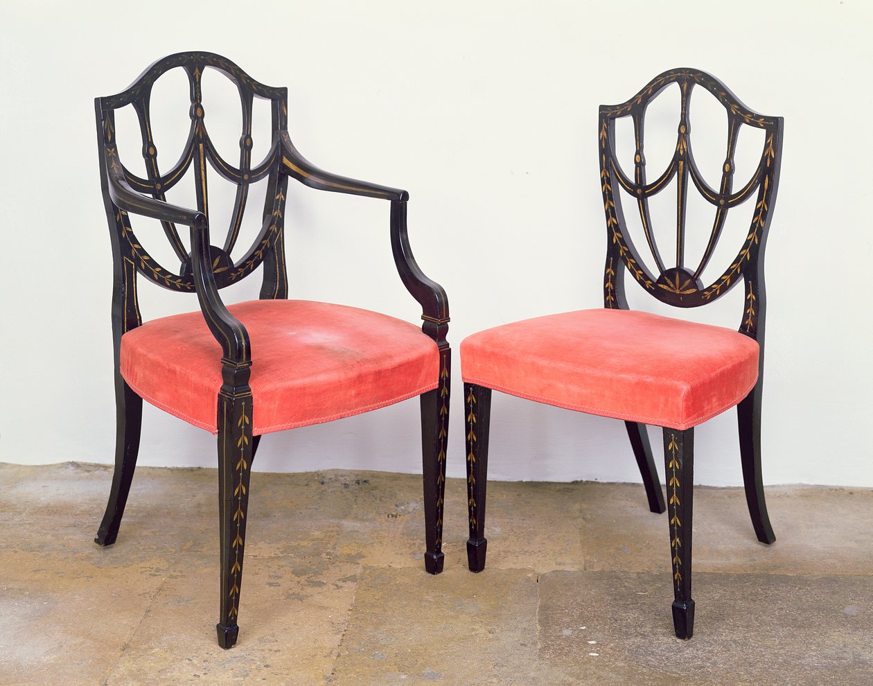 Chaises de salle à manger Hepplewhite, George III - Unbekannt