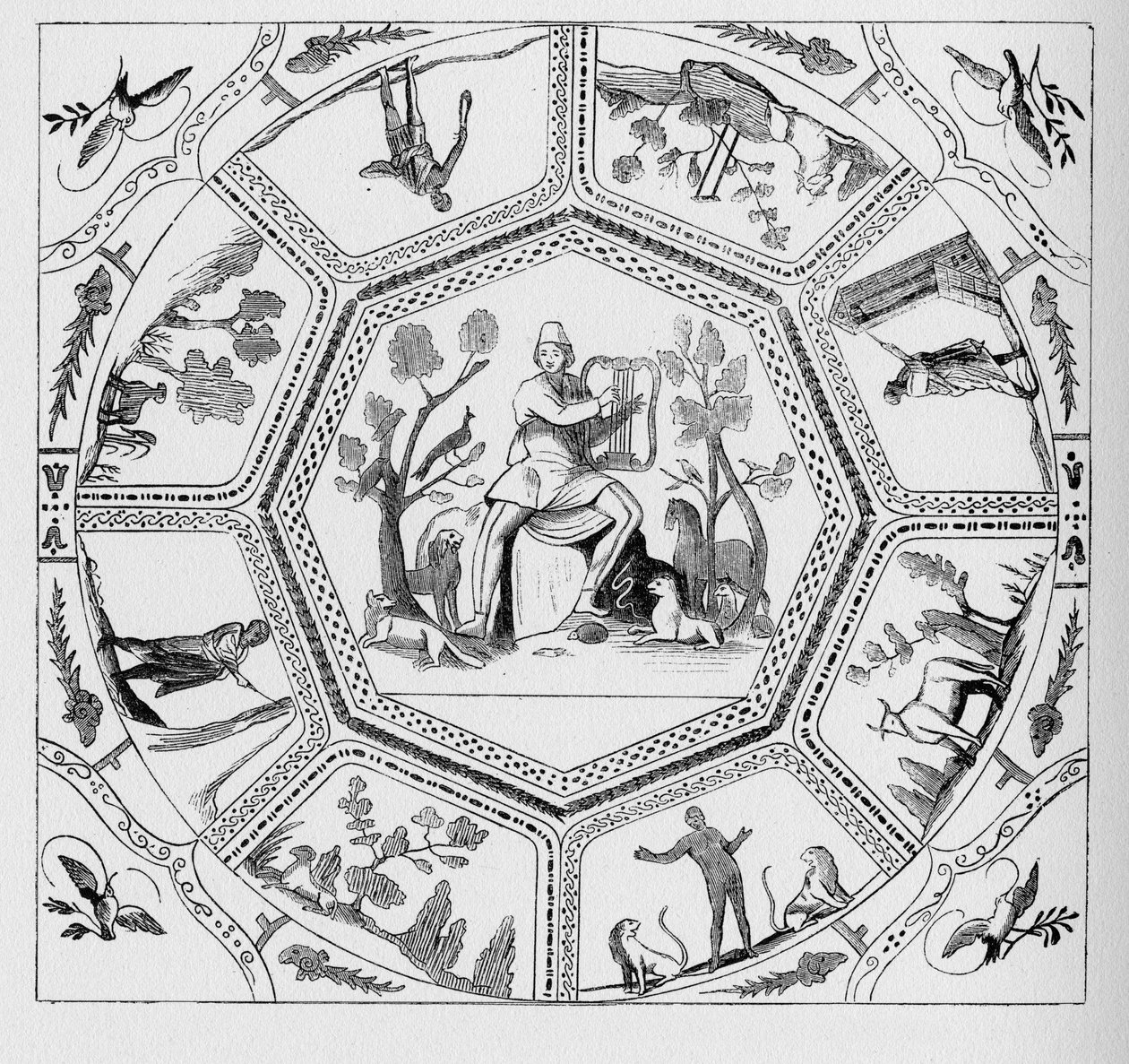 Histoire de la Rome antique. Peintures du premier siècle au sommet d