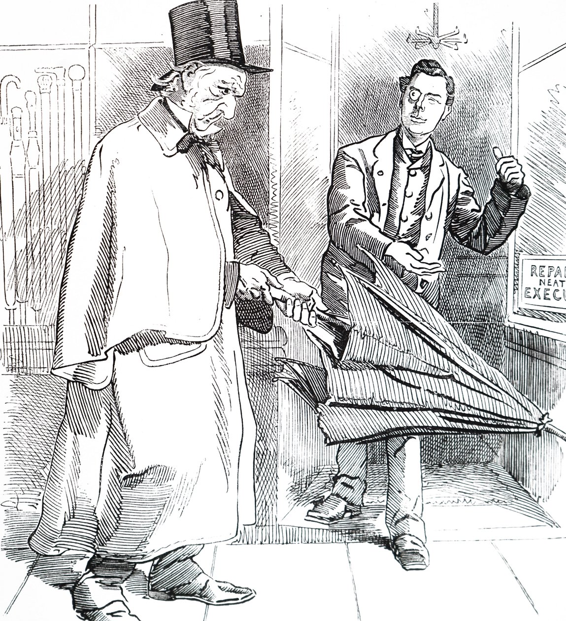 Joseph Chamberlain et William Ewart Gladstone. - Unbekannt