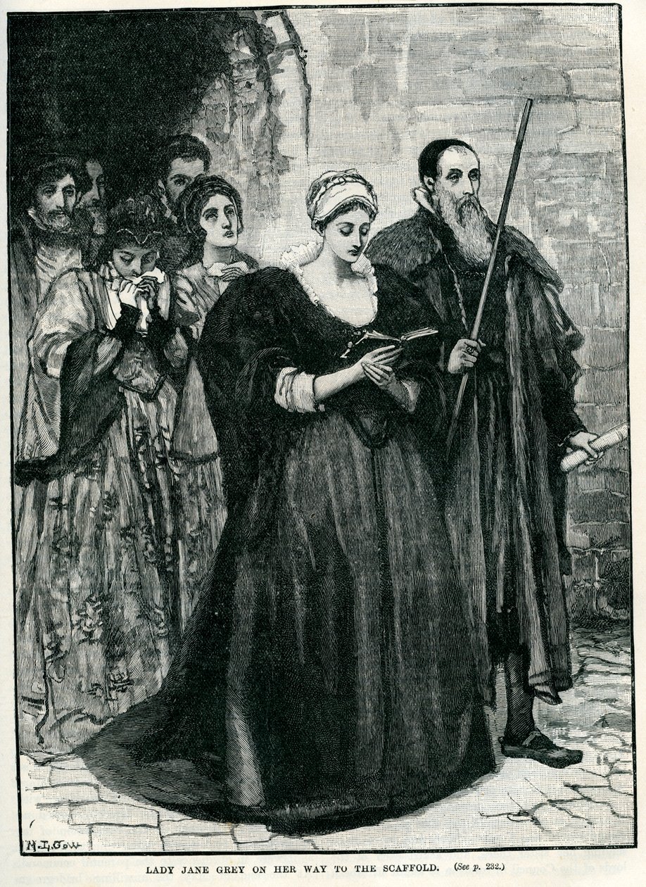 Lady Jane Grey en route vers son exécution - Unbekannter Künstler