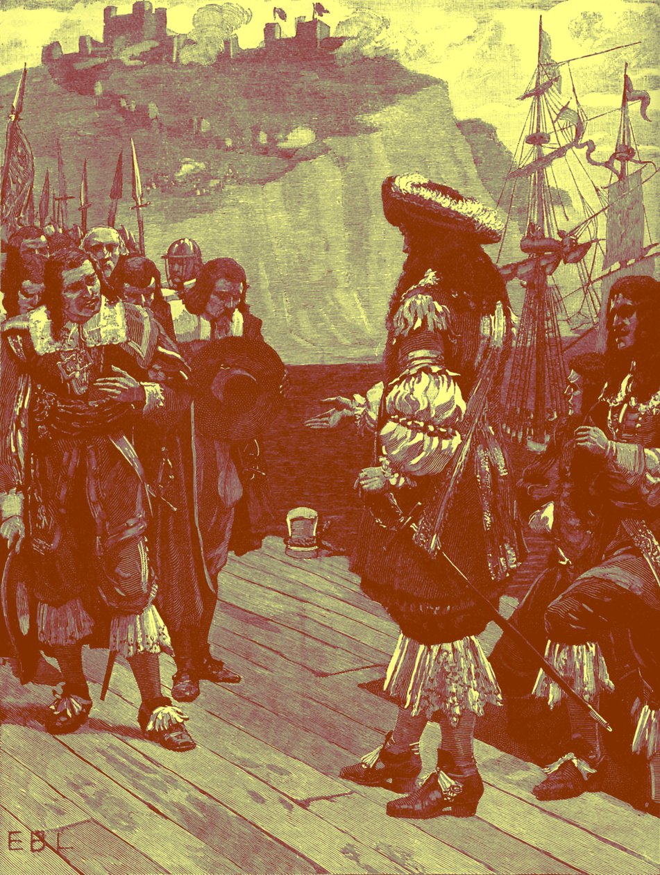 Débarquement de Charles II à Douvres - Unbekannter Künstler