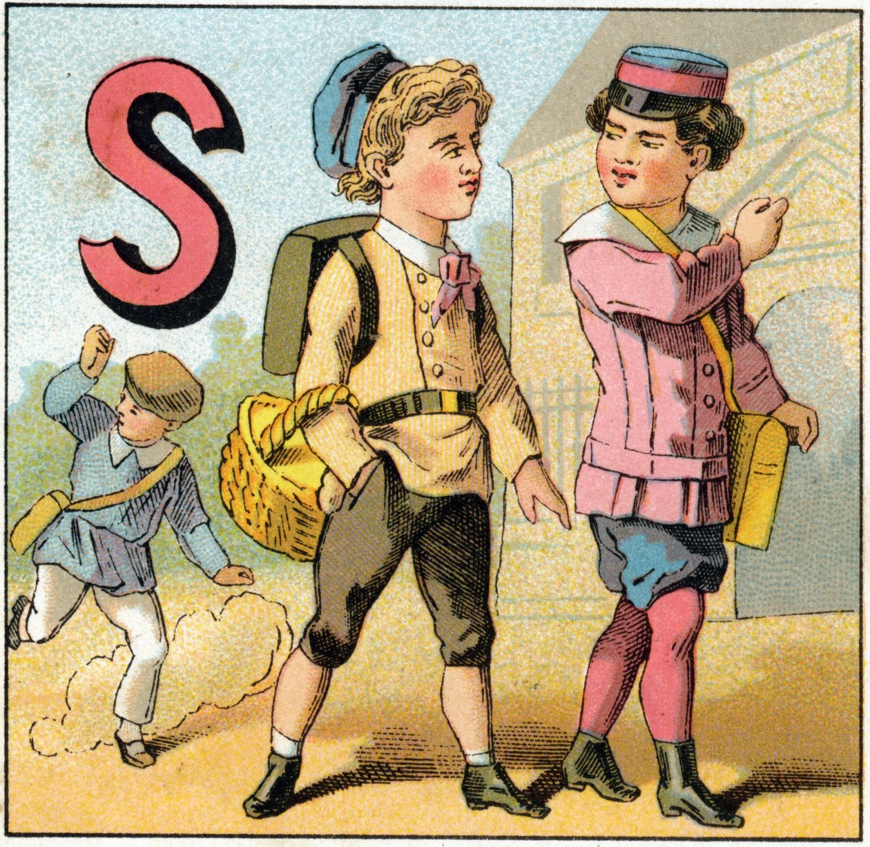Lettre S pour la sortie de l