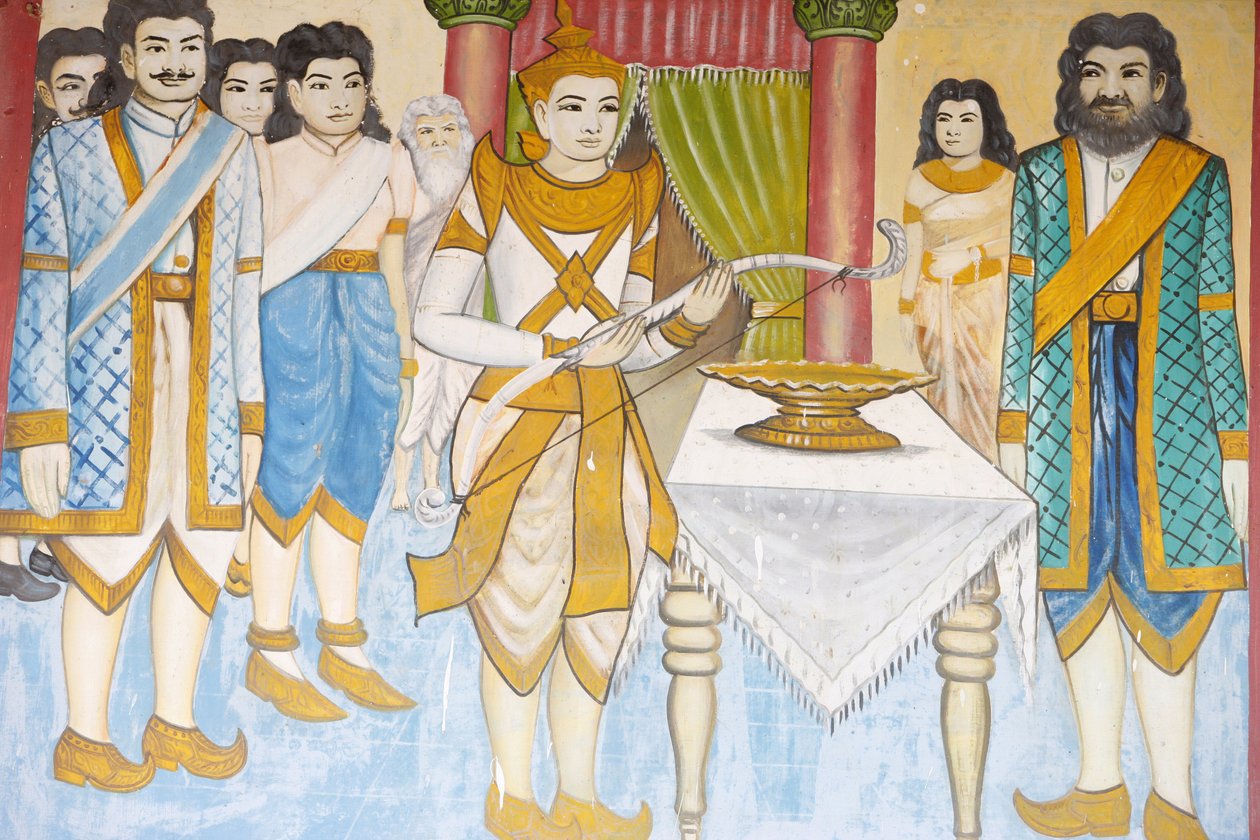 Vie du Bouddha. Le prince Siddhartha Gautama est devenu un champion de l
