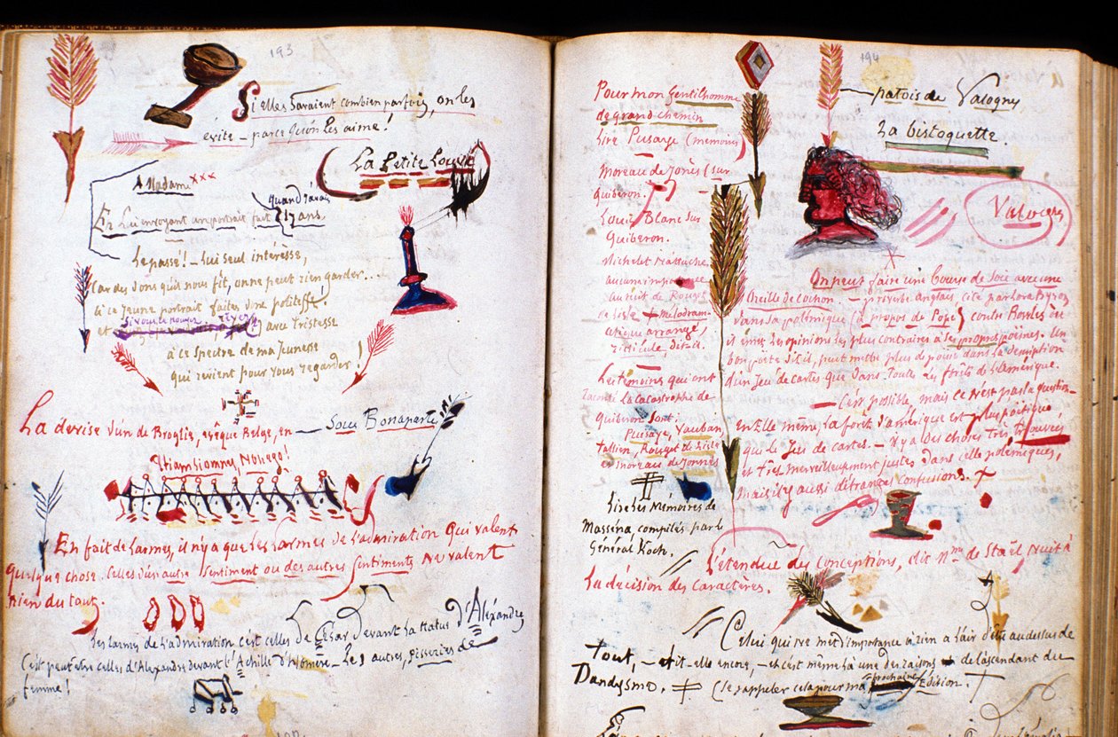 Manche N* 086, Musée de St Sauveur le Viscount, Manuscrit de Jules Barbey d