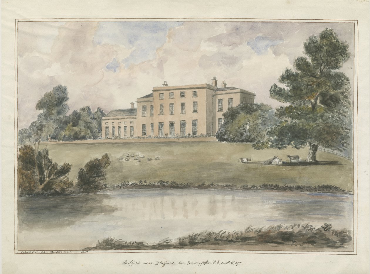 Maison de Milford: aquarelle, 1848 - Unbekannt