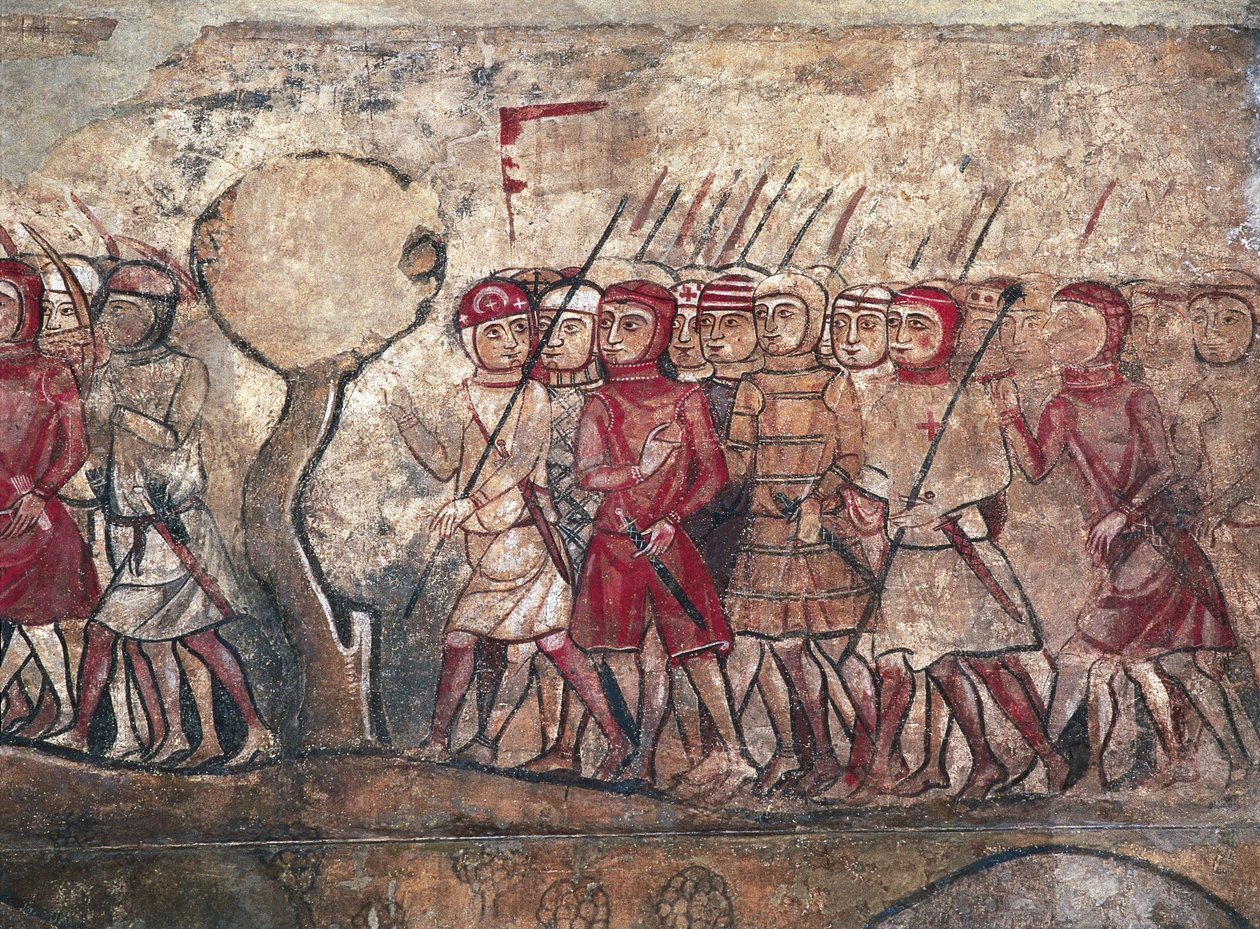 Assemblée militaire présidée par le roi Jacques Ier d
