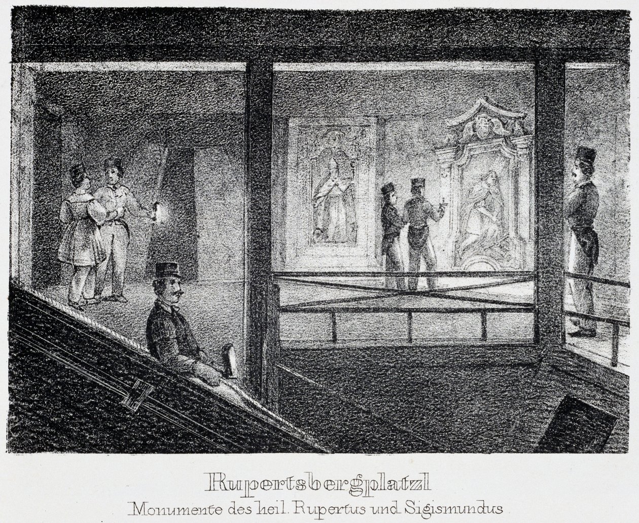 Monument de Saint Rupert et Saint Sigismond, à Durrnberg, Autriche - Unbekannt