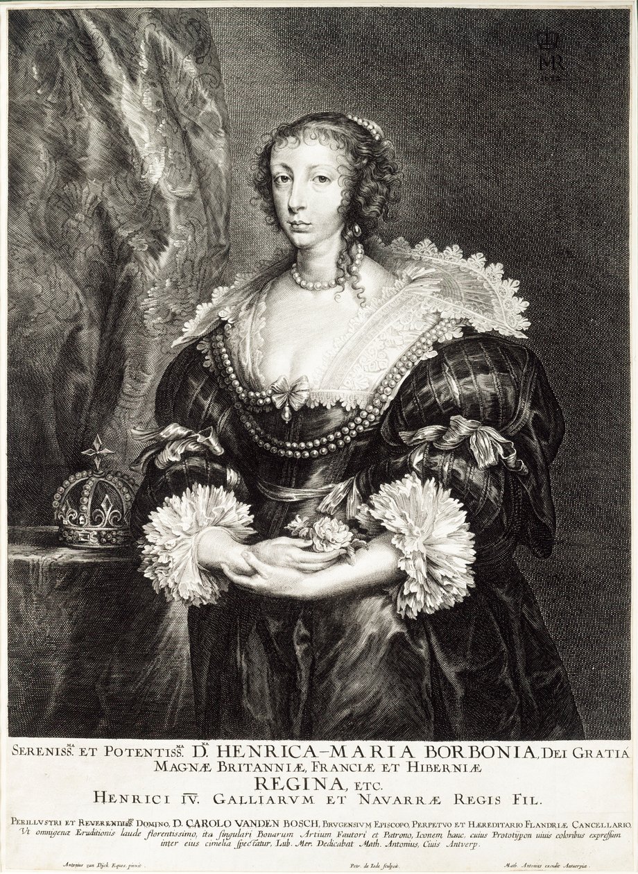 Portrait de la reine Henriette Marie de Bourbon - Unbekannt