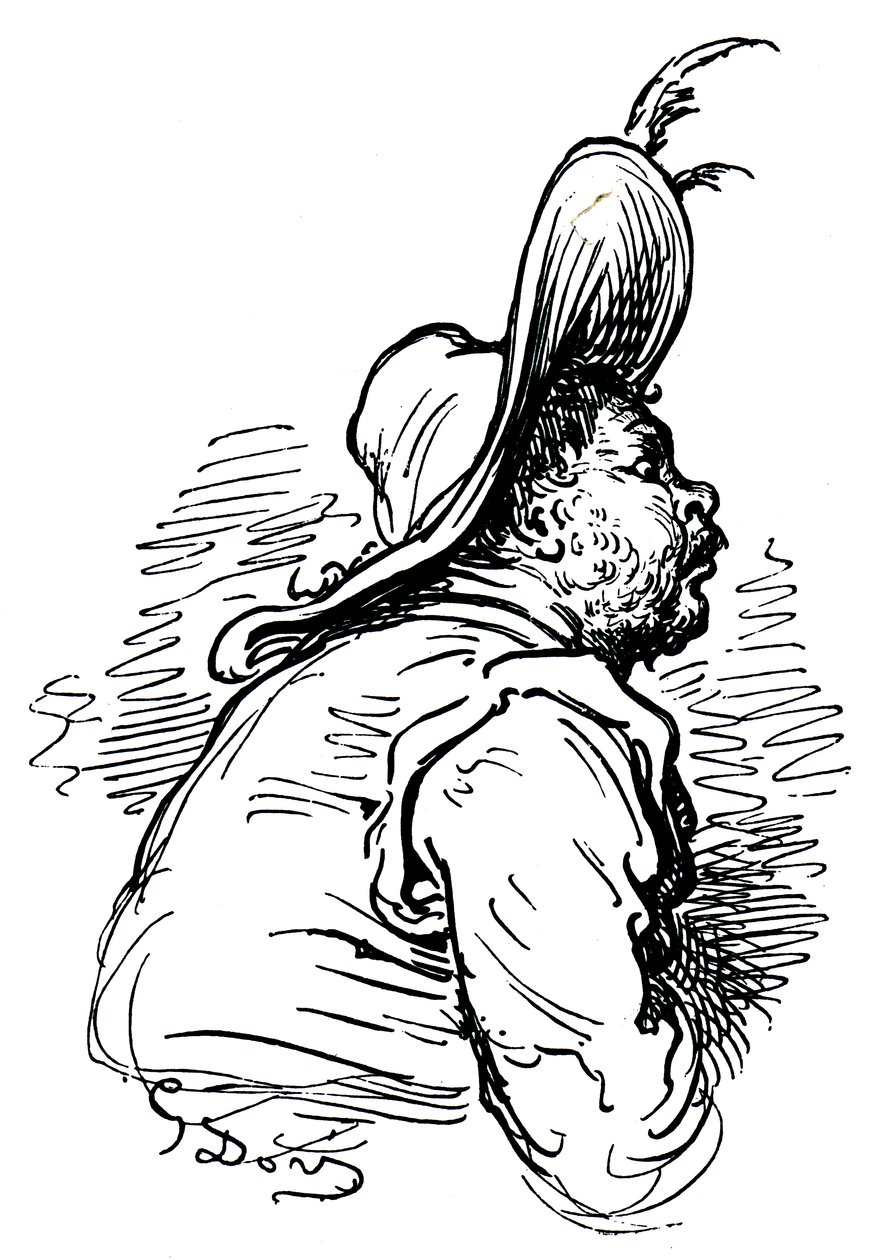 Portrait de Sancho Panza - Unbekannter Künstler