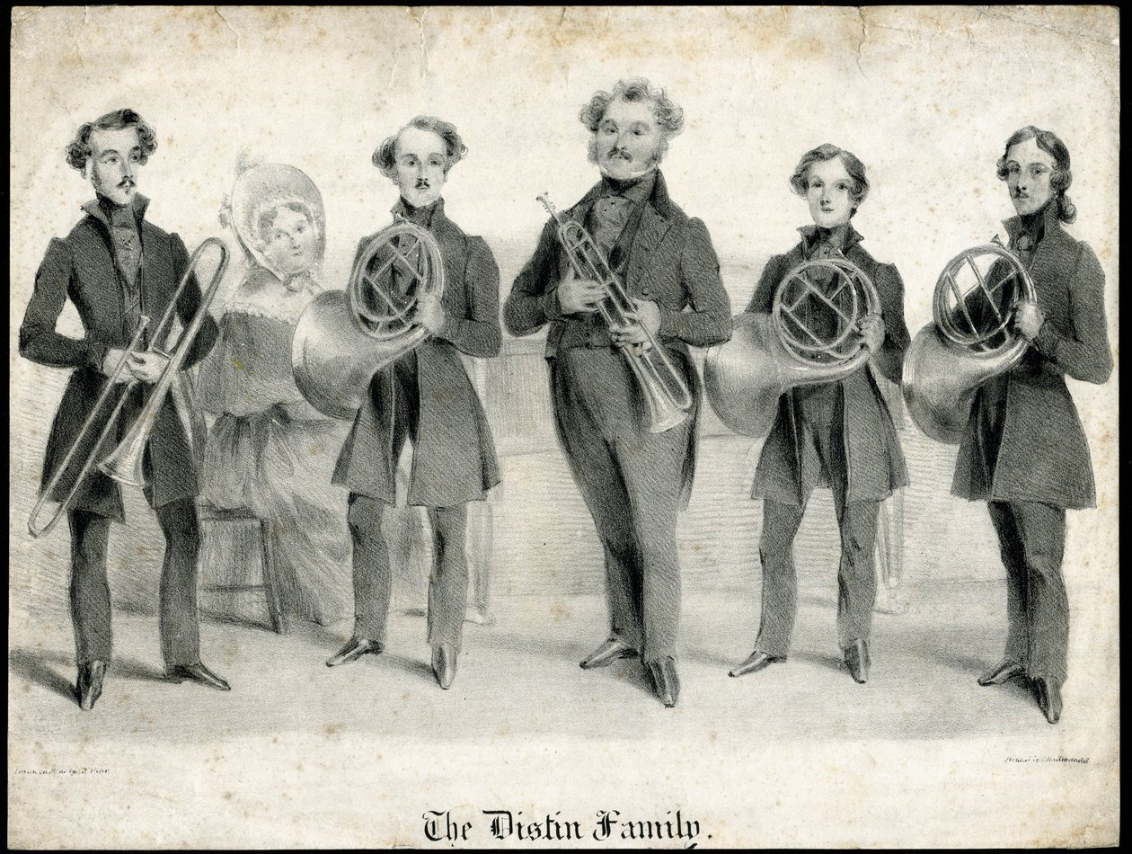 Portrait de la famille Distin - Unbekannt