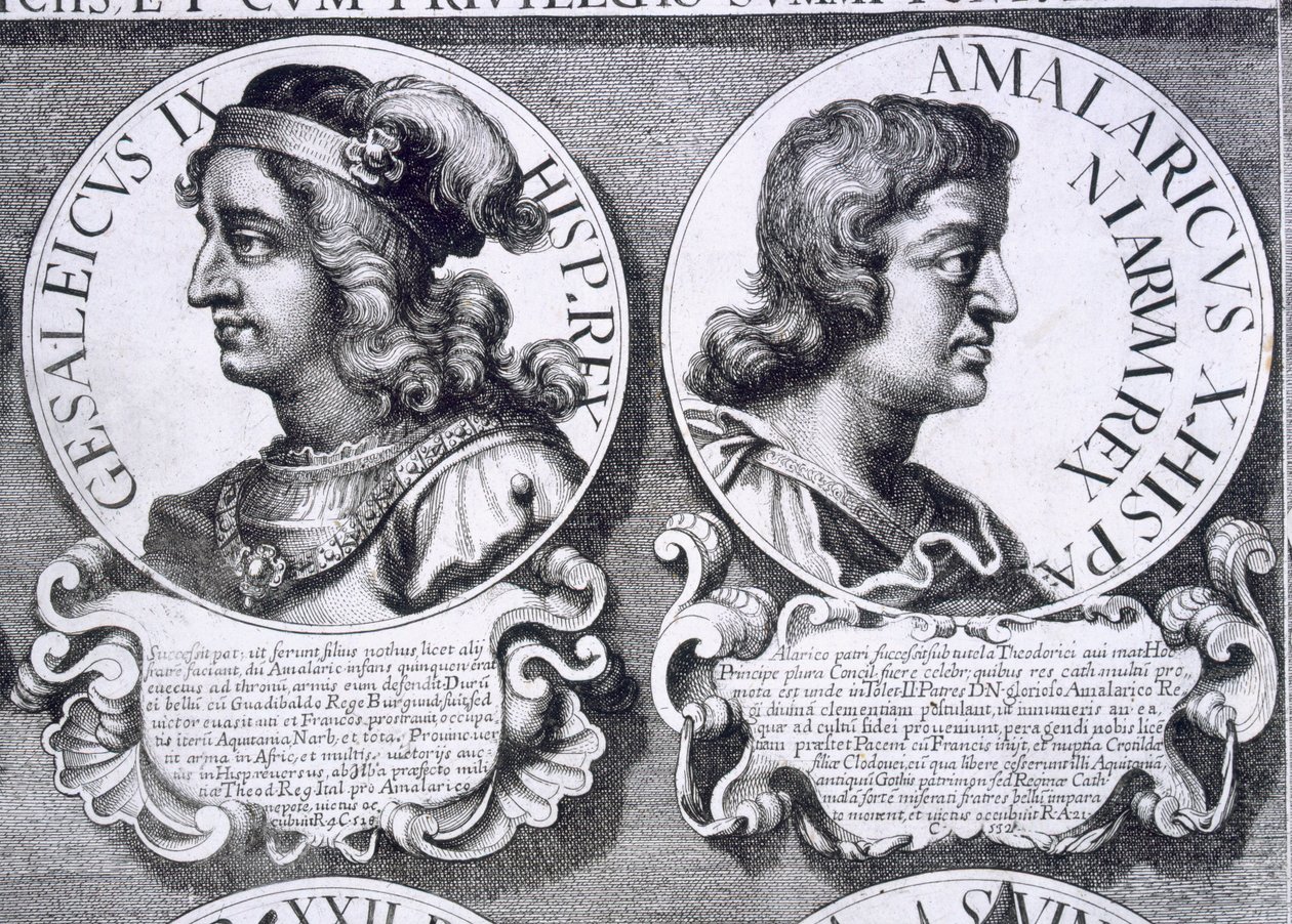 Portraits de Gesalec et Amalaric - Unbekannt