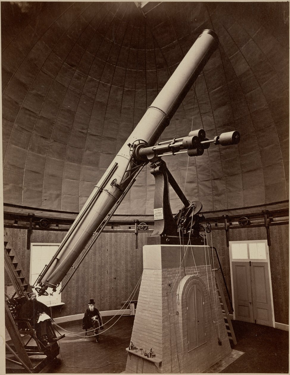 Télescope réfracteur avec monture équatoriale, Washington DC, USA - Unbekannt