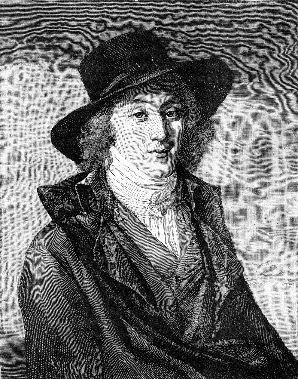 Saint-Just - portrait - Unbekannter Künstler