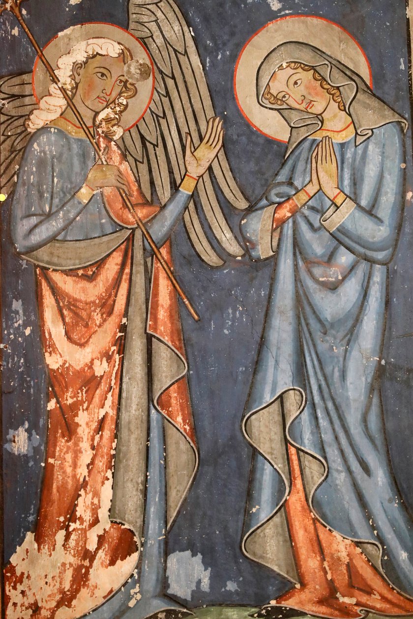 Église protestante Saint-Pierre-le-Jeune, Fresque, Strasbourg, France - Unbekannter Künstler