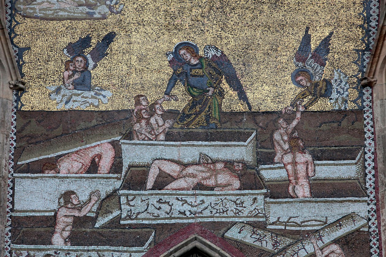 Cathédrale Saint-Guy : Mosaïques du Jugement Dernier, Prague, République Tchèque - Unbekannt