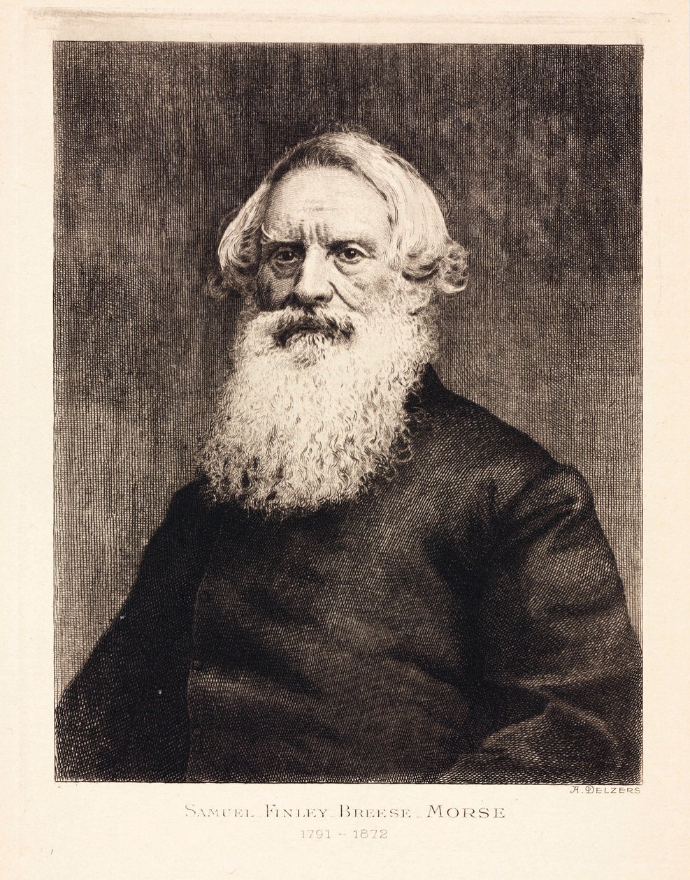Samuel F B Morse, artiste américain et inventeur du code Morse, vers 1870 - Unbekannt