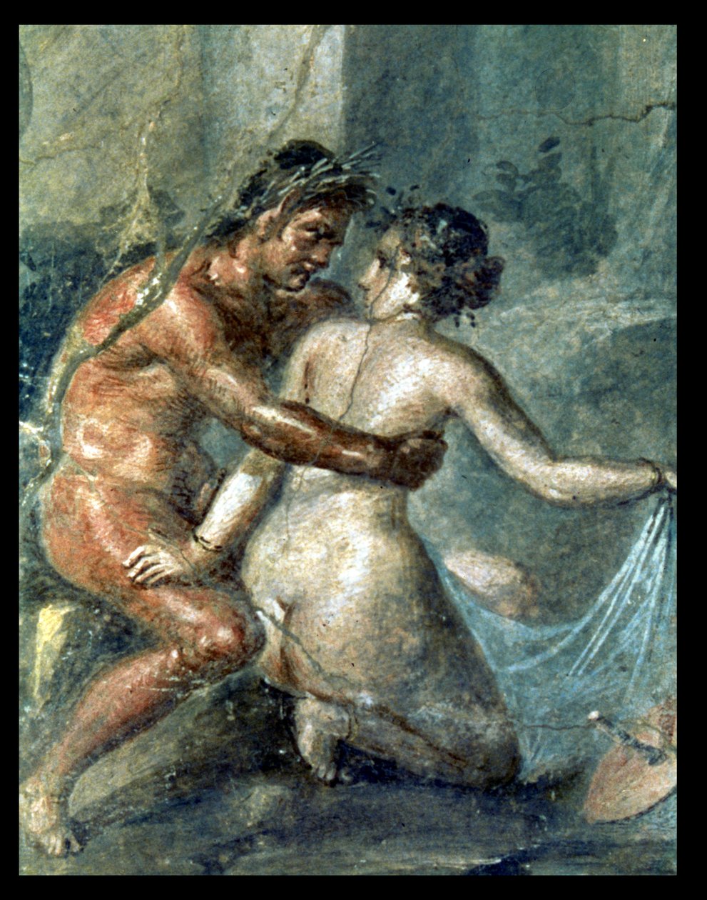 Satyre et Ménade, détail d