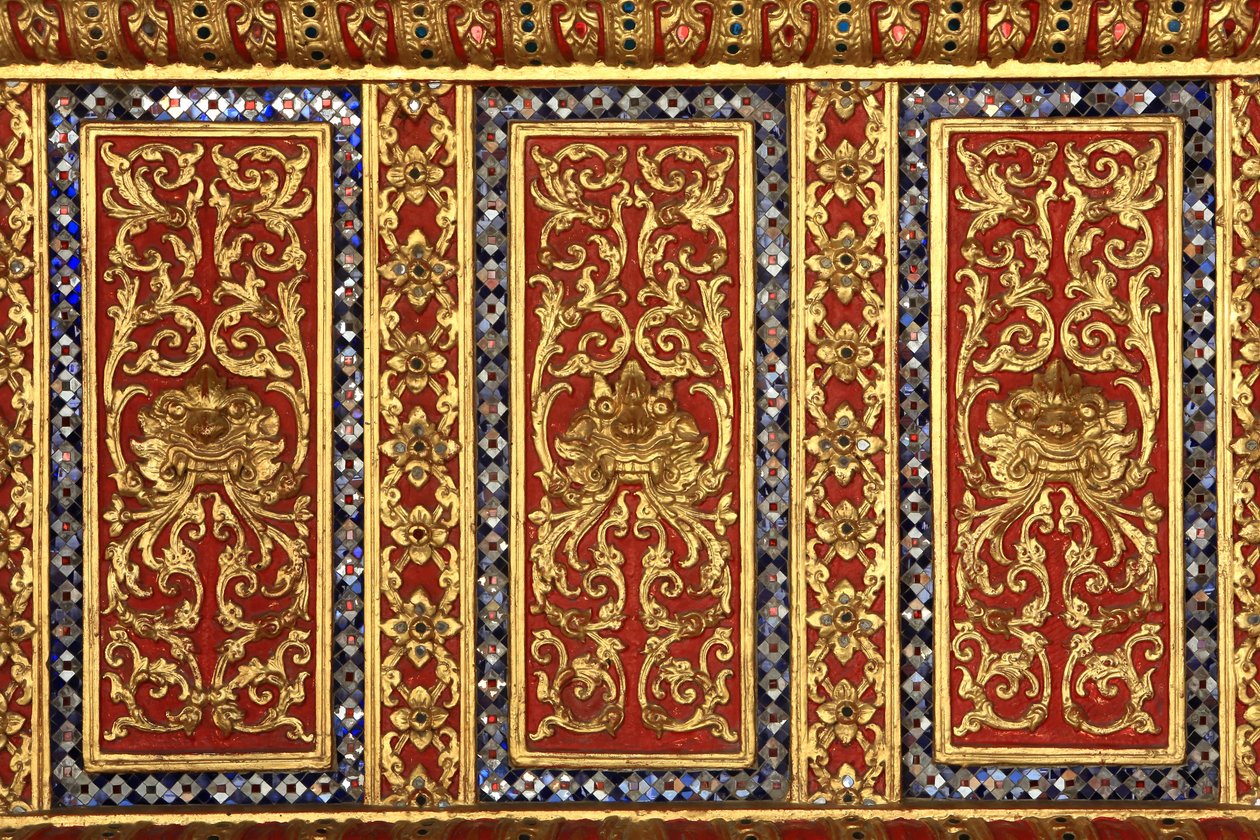 Sculpture. Temple de marbre. Wat Benchamabophit Dusitvanaram Ratchaworawiharn. 1899 - Unbekannt