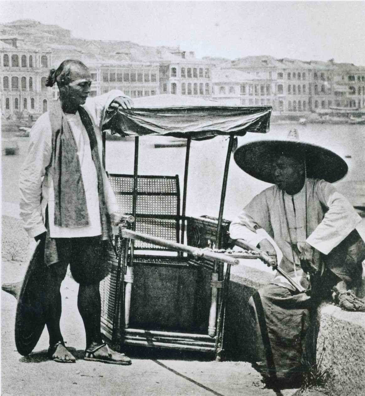 Chaise à porteurs à Hong Kong - Unbekannt