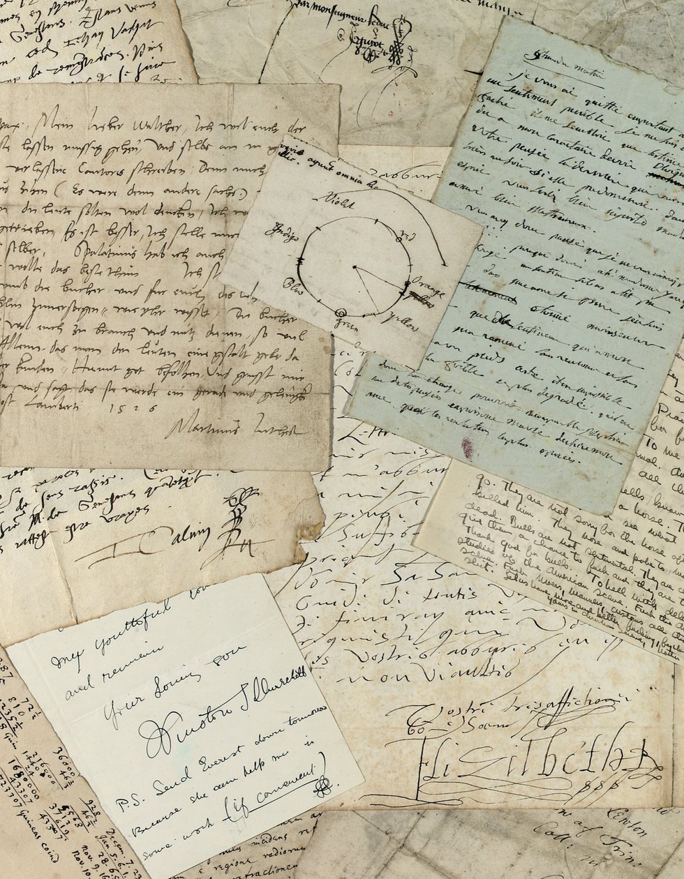 Sélection de lettres autographes - Unbekannt