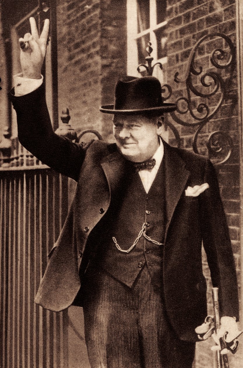 Sir Winston Churchill - Unbekannter Künstler
