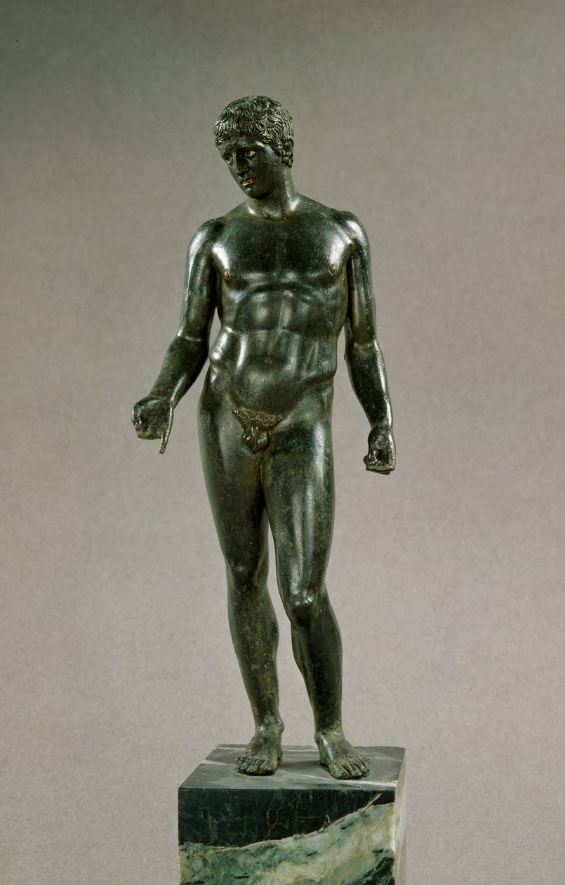 Statue de Mercure, adaptation du Discophore grec de Polyclète, romain, 25-50 après J.-C. - Unbekannt