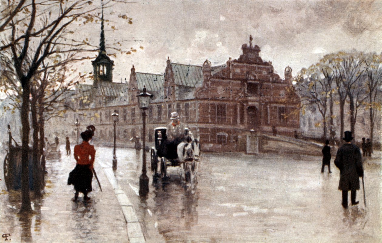 Bourse de Copenhague, Danemark, début des années 1900 - Unbekannter Künstler