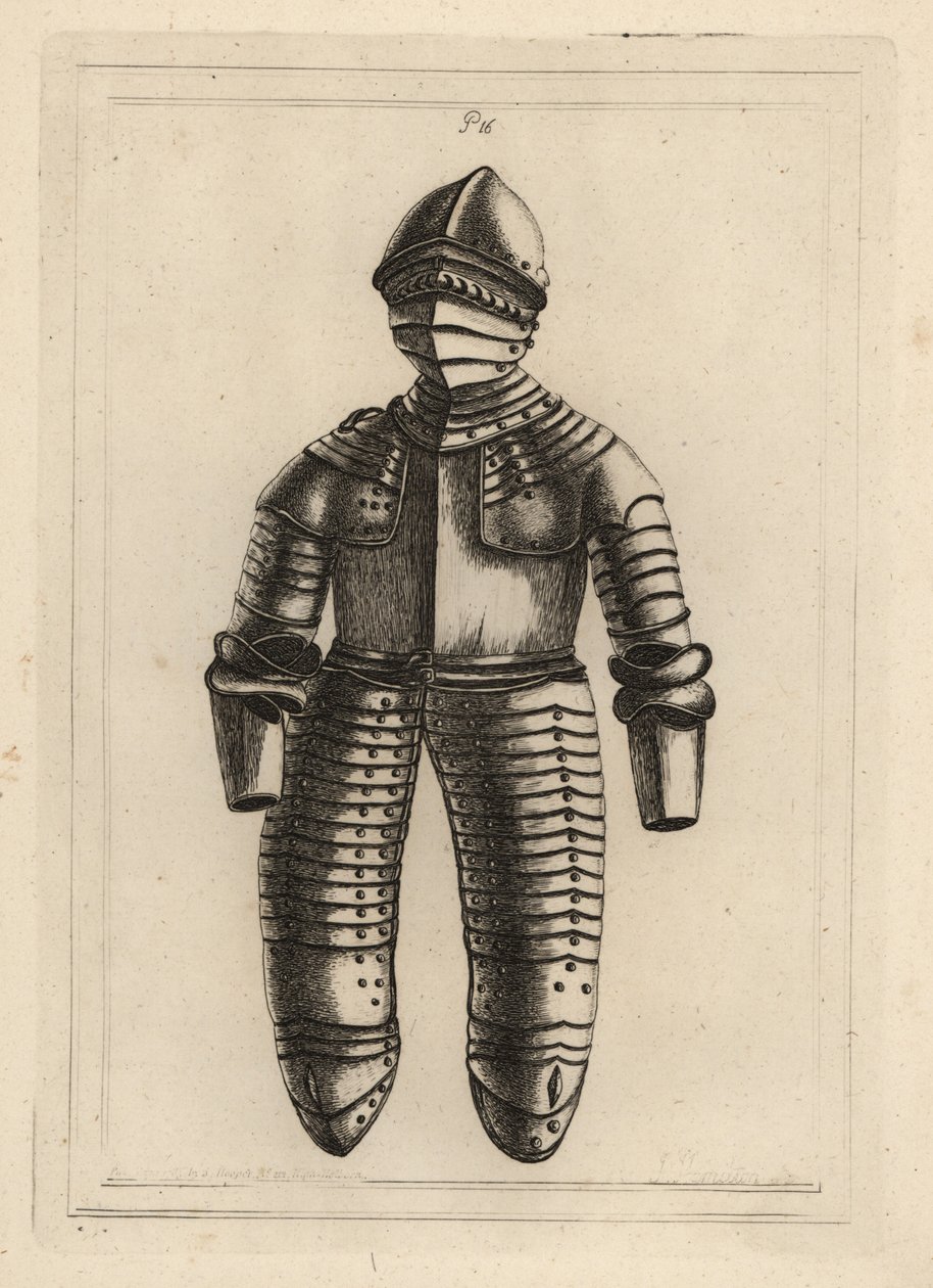 Armure de cavalier de l