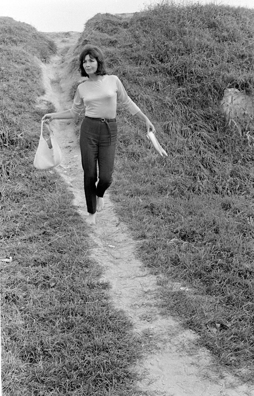 La chanteuse Juliette Gréco à Malamocco (Venise) - vers 1965 - Unbekannt