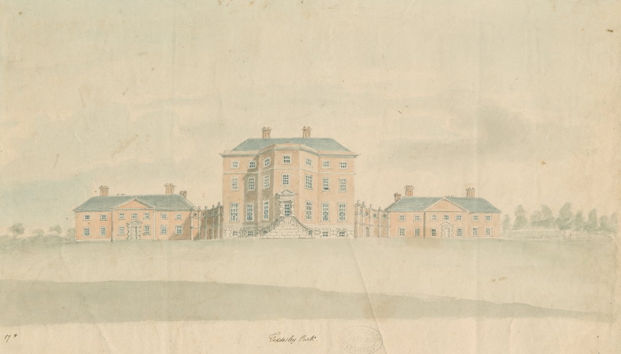 Teddesley Hall : peinture à l
