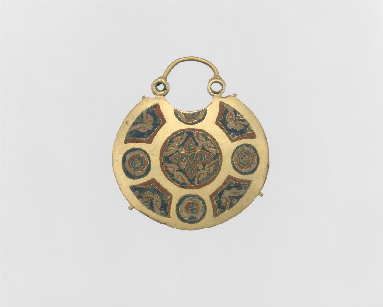 Pendentif de temple avec deux oiseaux flanquant un arbre de vie - Unbekannt