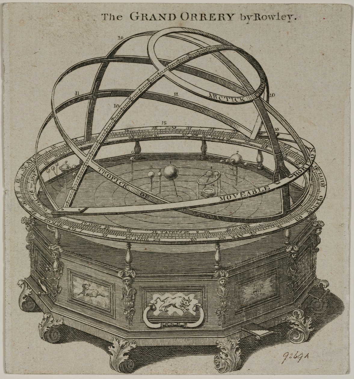 Le Grand Orrery par Rowley, Londres - Unbekannt