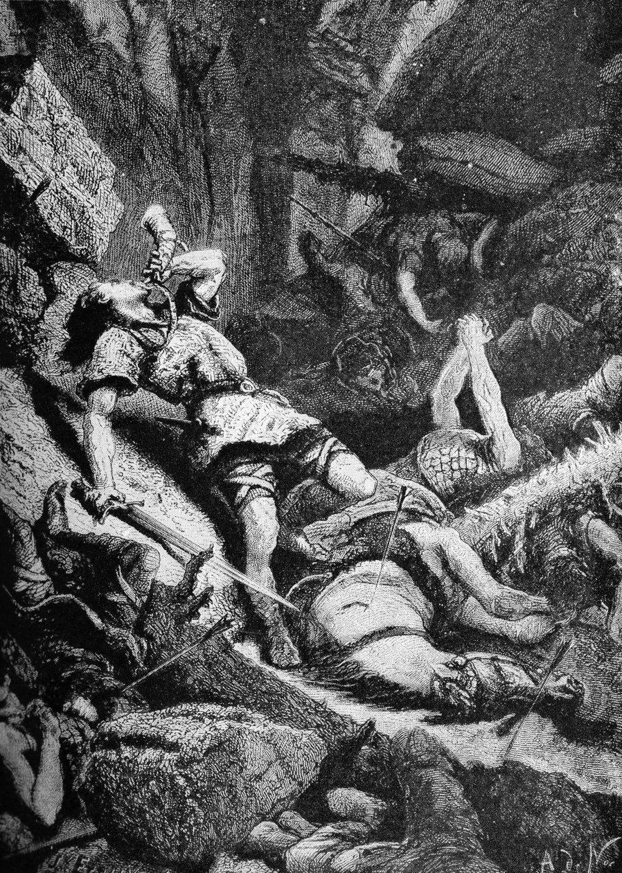 La Grande Bataille de Roncevaux - Unbekannter Künstler