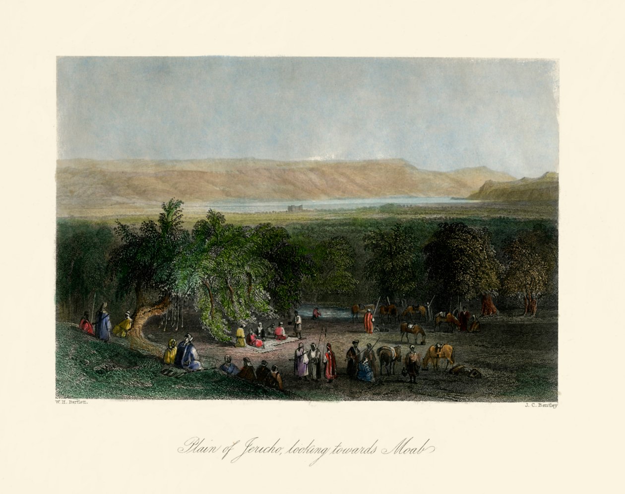 La Terre Sainte - Plaine de Jéricho - Bible - Unbekannter Künstler