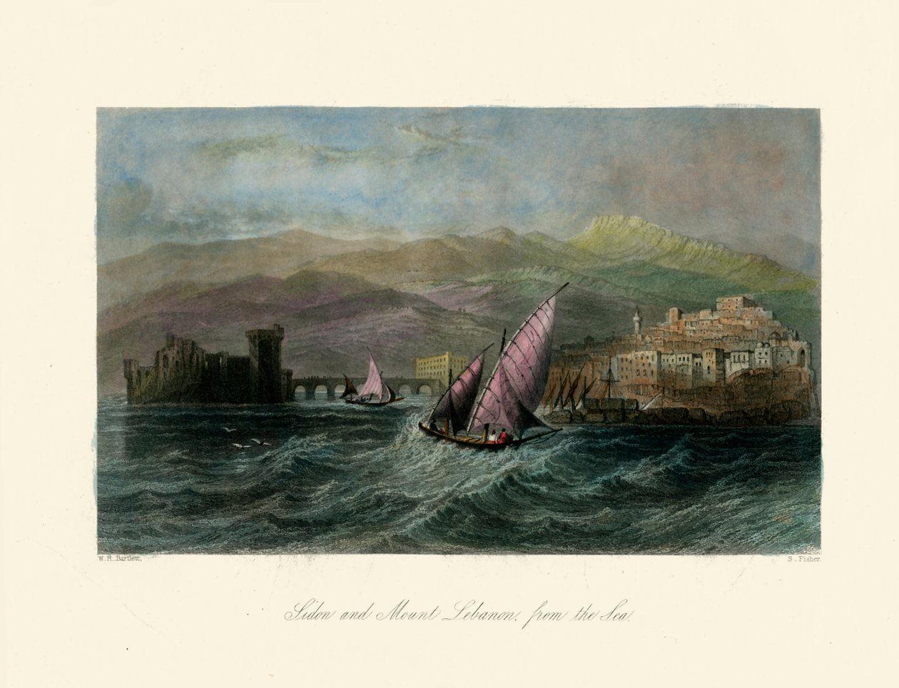 La Terre Sainte - Sidon et Mont Liban - Bible - Unbekannter Künstler