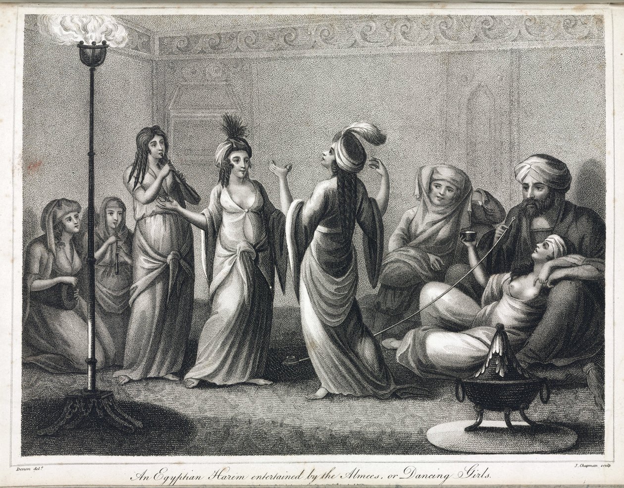 Un harem égyptien, animé par les danseuses et les almées - Unbekannt