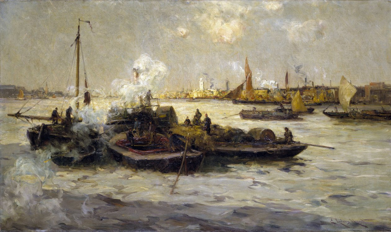 Vue de Limehouse, Angleterre, avec une description de l