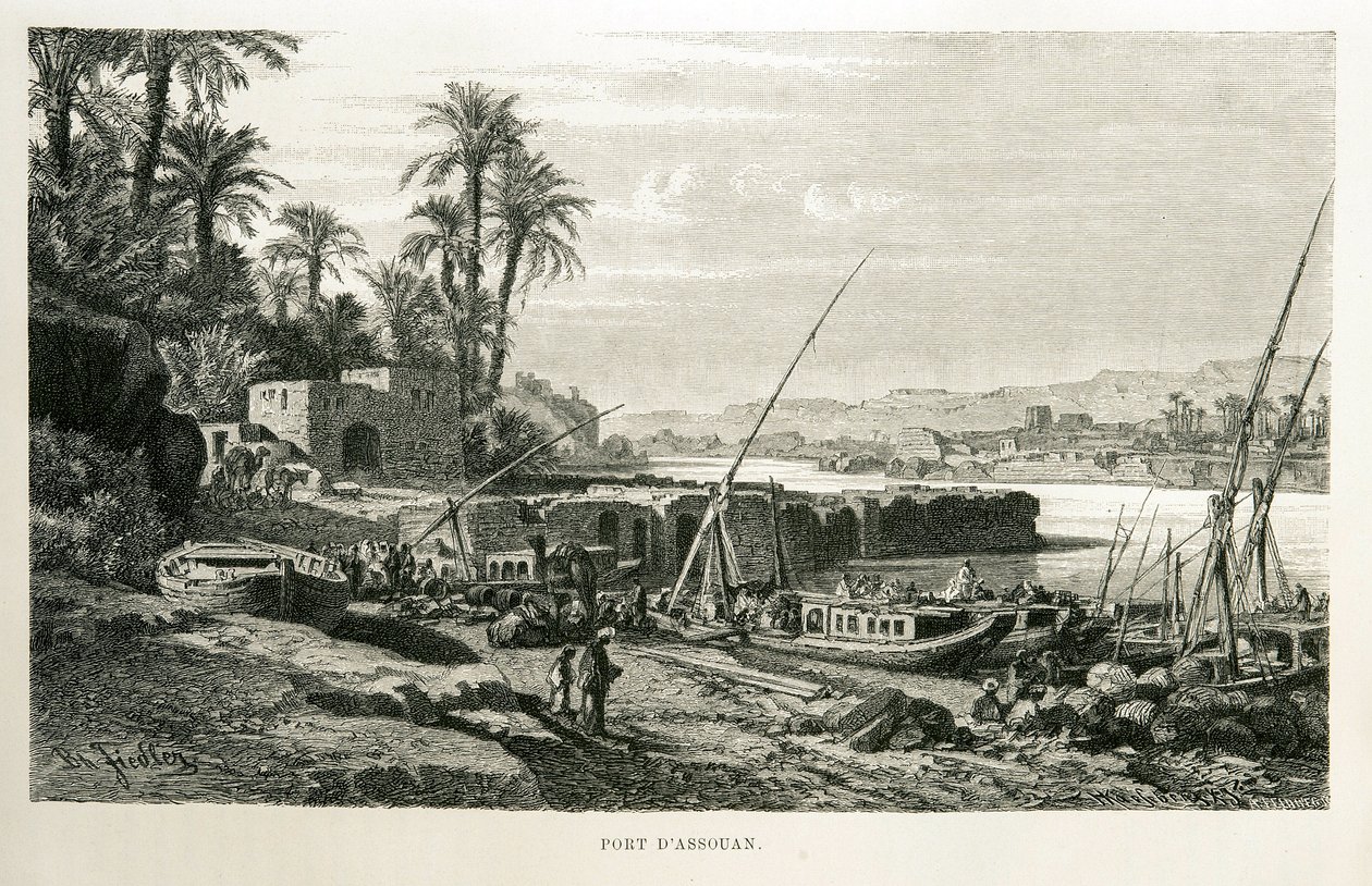 Vue du port d