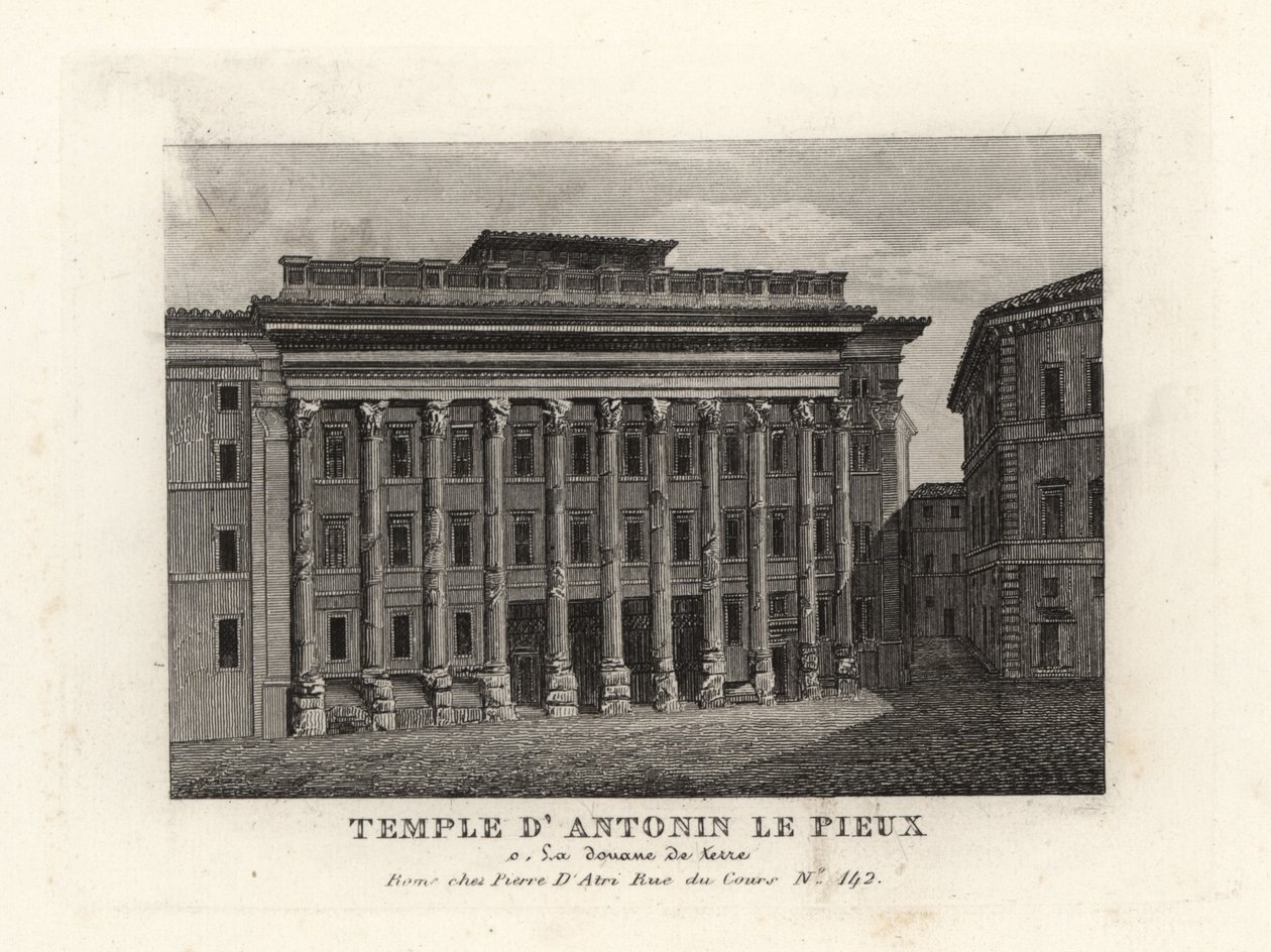 Vue du Temple d