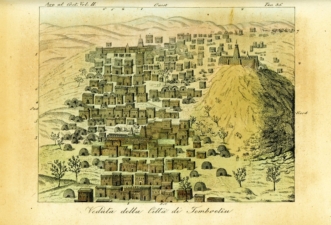 Vue de la ville de Tombouctou, Mali - Unbekannt