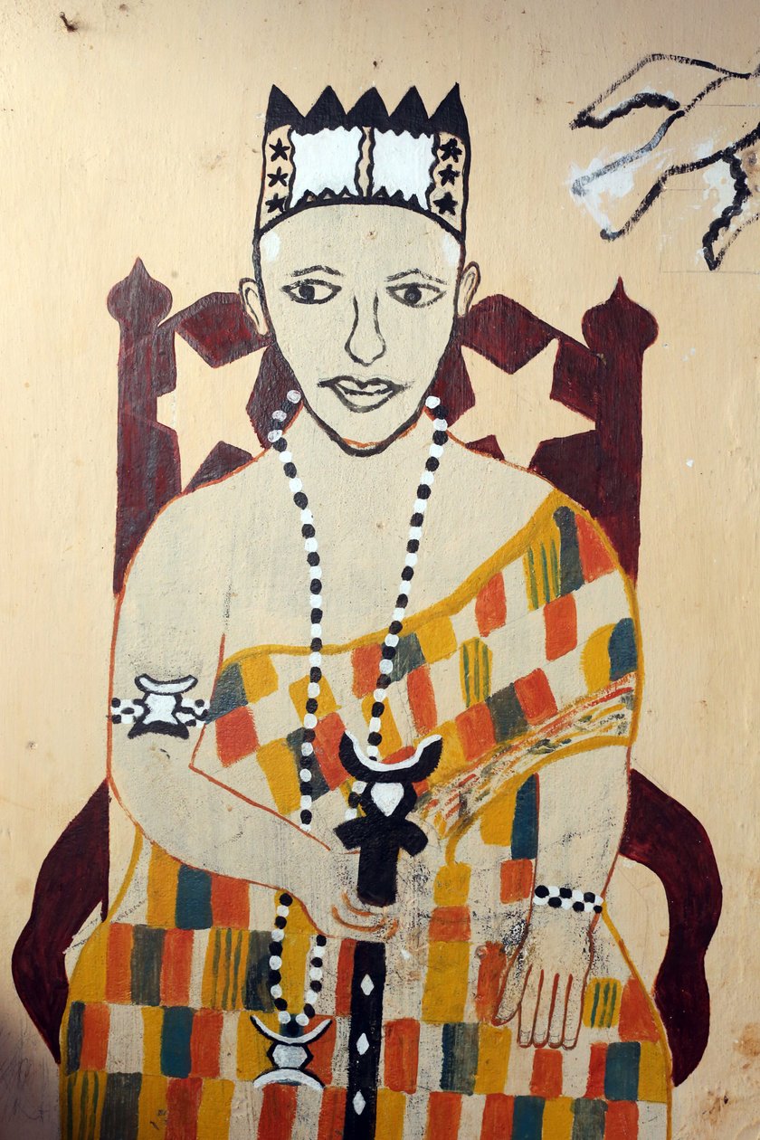 Peinture murale vaudou sur un couvent - Unbekannt