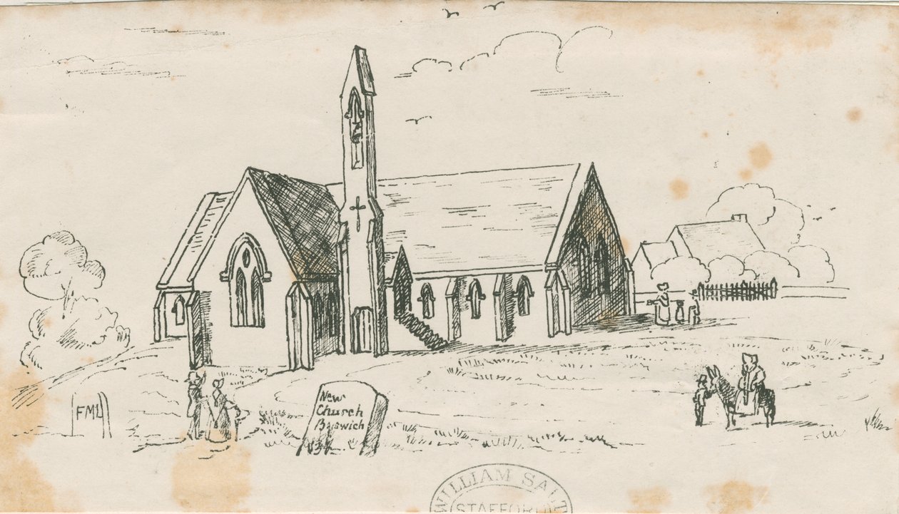 Église de Walton-on-the-Hill [Nouvelle] : lithographie - Unbekannt